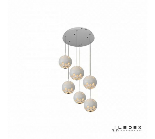 Подвесная светодиодная люстра iLedex Mob P1009-6 WH