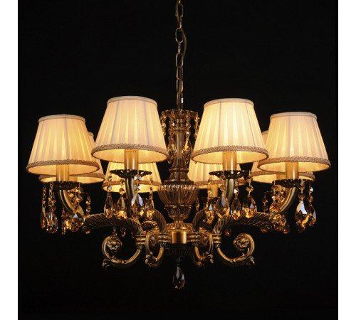 Подвесная люстра Abrasax Sylvia L.8110-8BR CRISTAL-SHADE