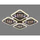 Потолочная светодиодная люстра Ambrella Light Acrylica Ice FA287