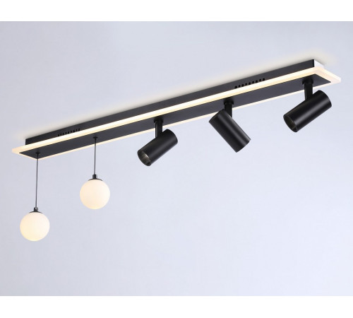 Потолочная люстра Ambrella Light Comfort LineTech FL66202 Потолочная люстра Ambrella Light Comfort LineTech FL66202