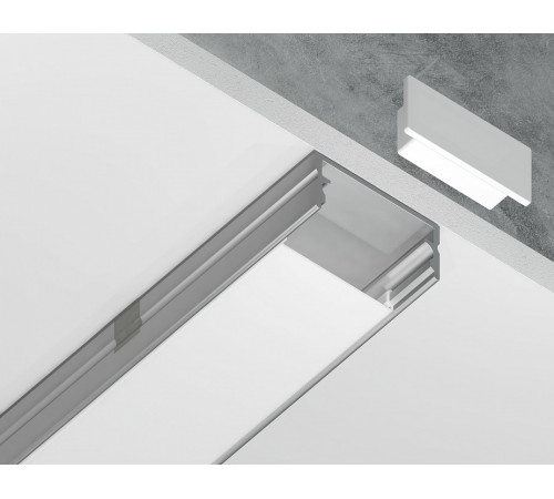 Алюминиевый накладной профиль Ambrella Light Alum Profile GP2001AL Алюминиевый накладной профиль Ambrella Light Alum Profile GP2001AL