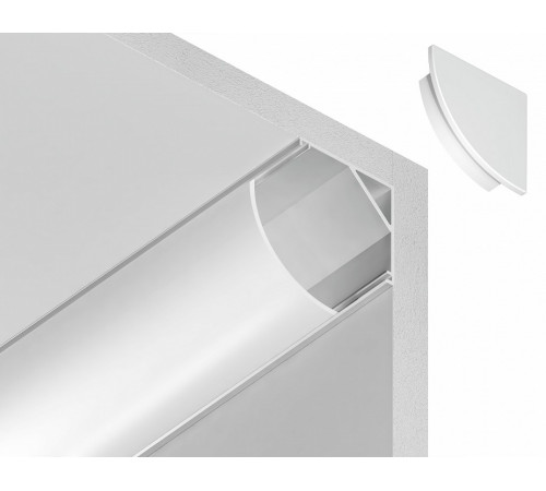 Алюминиевый угловой профиль Ambrella Light Alum Profile GP2100WH