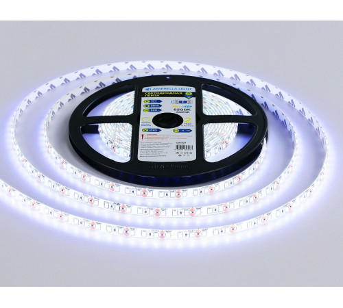 Светодиодная лента Ambrella Light LED Strip 12В 2835 9,6Вт/м 6500K 5м IP65 GS1203