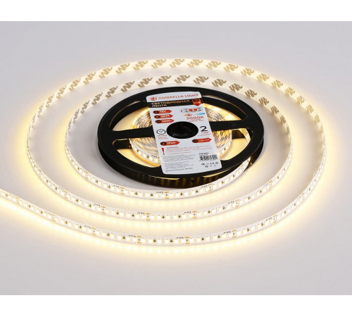 Светодиодная лента Ambrella Light LED Strip 12В 2835 14,4Вт/м 3000K 5м IP20 GS1301