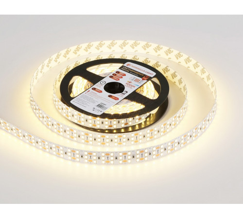 Светодиодная лента трехрядная Ambrella Light LED Strip 24В 2835 26Вт/м 3000K 5м IP20 GS3901