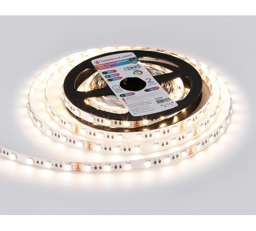 Светодиодная лента Ambrella Light LED Strip 24В 5050 10Вт/м RGBW+3000K 5м IP20 GS4401