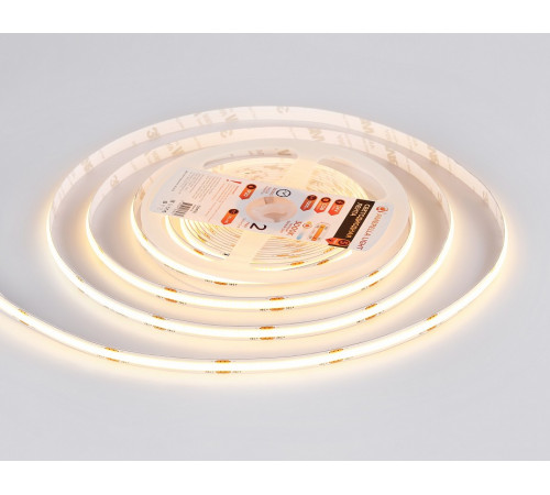 Светодиодная лента Ambrella Light LED Strip 24В COB 12Вт/м 3000K 5м IP20 GS4701 Светодиодная лента Ambrella Light LED Strip 24В COB 12Вт/м 3000K 5м IP20 GS4701