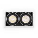 Встраиваемый светильник Ambrella Light T812 BK/CH 2*12W 4200K