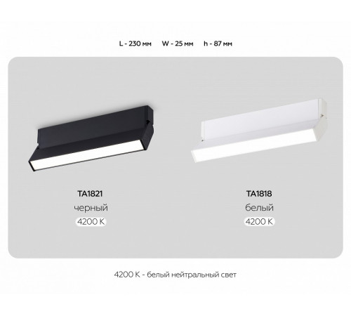 Настенно-потолочный светильник Ambrella Light Move TA1818