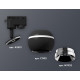 Трековый однофазный светильник с подсветкой Ambrella Light Track System XT1102003 (A2521, C1102, N7032)