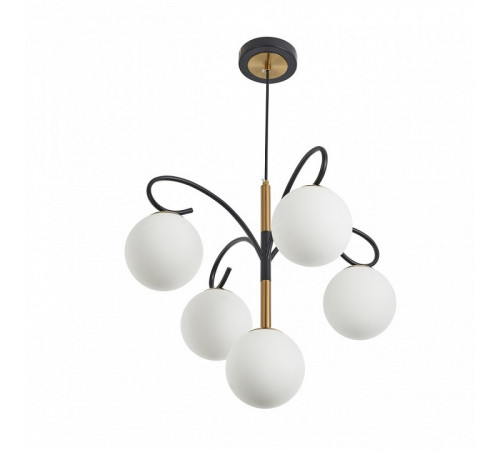 Подвесная люстра Arte Milano Neapolis 273808/4+1 BK/GD
