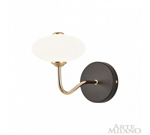 Бра Arte Milano Neapolis 273908/1B BK/GD