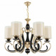 Подвесная люстра Arte Milano Florentia 302237/6 Bk/Gd