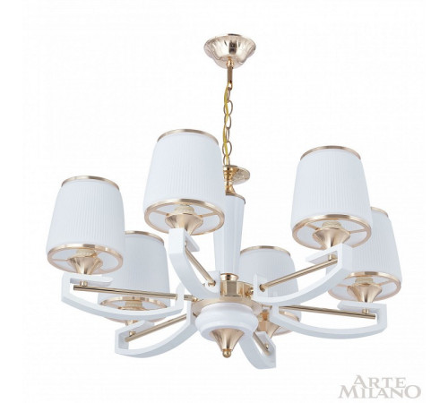 Подвесная люстра Arte Milano Florentia-2457 302457/6 Wh/Gd