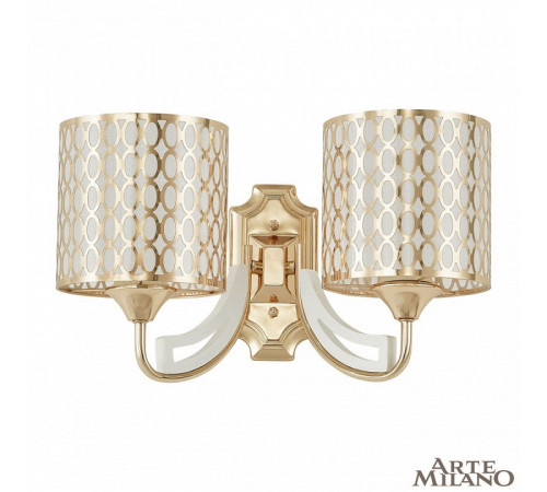 Бра Arte Milano Florentia-3387 303387/2W Wh/Gd Бра Arte Milano Florentia-3387 303387/2W Wh/Gd