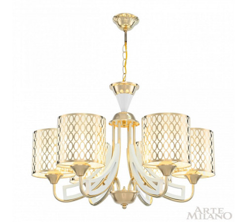 Подвесная люстра Arte Milano Florentia-3387 303387/6 Wh/Gd