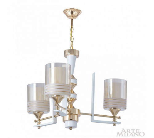 Подвесная люстра Arte Milano Florentia-6087 306087/3 Wh/Gd