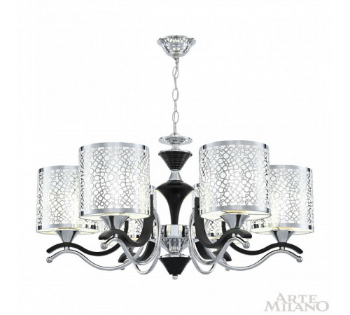 Подвесная люстра Arte Milano Florentia-6787 306787/6 Bk/Ni