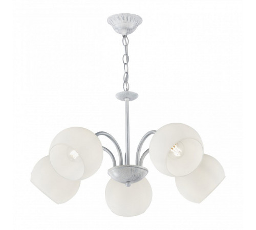 Подвесная люстра Arte Milano Amalfi 335010/5 WT+SL Подвесная люстра Arte Milano Amalfi 335010/5 WT+SL
