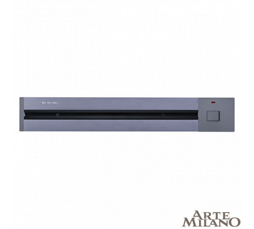 Встраиваемый шинопровод с выключателем Arte Milano Am-track-sockets 385205TBB/50 Grey Встраиваемый шинопровод с выключателем Arte Milano Am-track-sockets 385205TBB/50 Grey