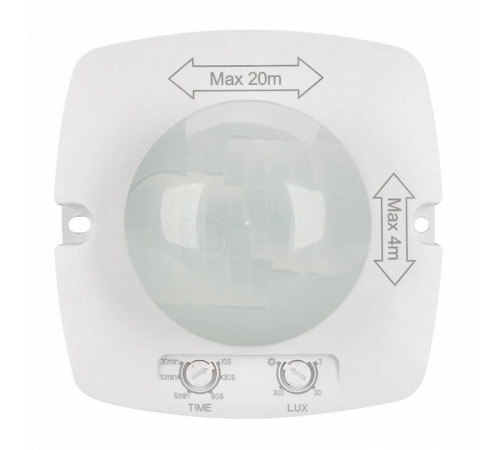 Датчик Arlight NAVE-PIR-UP-S102x102-500W-WH (230V, 2.17A, MULTI) 027872(1)