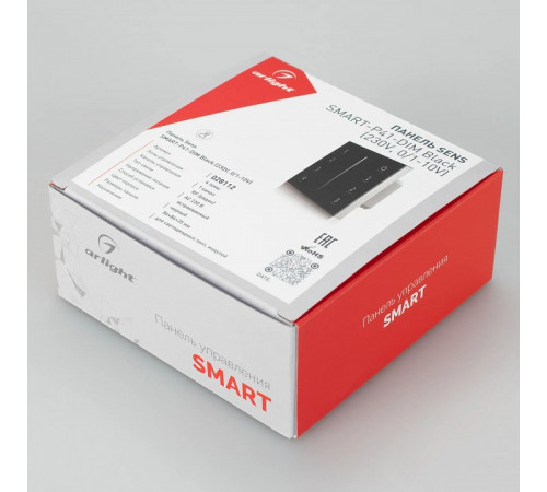 Панель Arlight Smart-P34-Dim-IN Black (230V, 0-10V, Sens, 2.4G) 028112 Панель Arlight Smart-P34-Dim-IN Black (230V, 0-10V, Sens, 2.4G) 028112