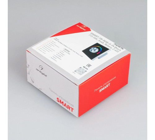 Панель Arlight Smart-P8-RGB-G-IN Black (12-24V, 3x4A, Rotary, 2.4G) 033763