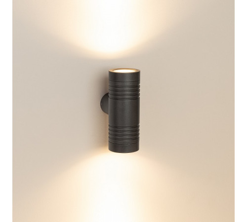 Уличный настенный светильник Arlight KT-Ray-Wall-Twin-R46-2x3W Warm3000 034137 Уличный настенный светильник Arlight KT-Ray-Wall-Twin-R46-2x3W Warm3000 034137