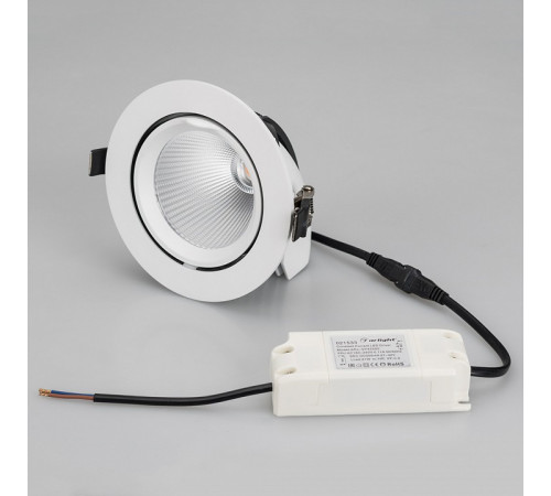 Встраиваемый светильник Arlight LTD-Explorer-R130-20W Day4000 034522 Встраиваемый светильник Arlight LTD-Explorer-R130-20W Day4000 034522
