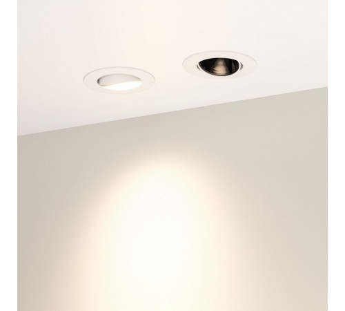 Встраиваемый светильник Arlight MS-FORECAST-BUILT-TURN-R82-8W Warm3000 035448(1)