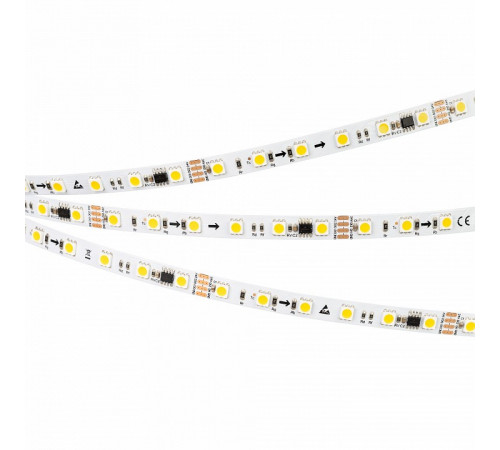 Светодиодная лента Arlight SPI-B60-10mm 24V White6000-PX6-RAM (15 W/m, IP20, 5060, 5m) 039038