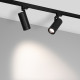 Трековый светильник Arlight LGD-GELIOS-TUNE-4TR-R80-20W Day4000-MIX (BK, 20-60 deg) 039156
