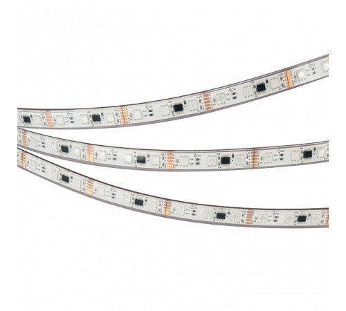 Светодиодная герметичная лента Arlight DMX-PFS-B60-12mm 12V RGB-PX3 (14 W/m, IP68, 5060, 5m) 039175