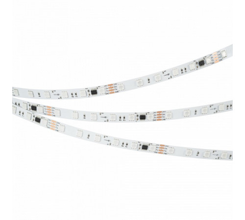 Светодиодная лента Arlight SPI-B60-10mm 24V RGB-PX6-BPT (12 W/m, IP20, 5060, 5m) 039180