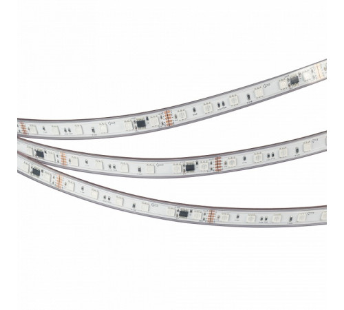 Светодиодная герметичная лента Arlight DMX-PFS-B60-12mm 24V RGB-PX6 (14 W/m, IP68, 5060, 5m) 039608