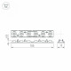 Экран линзованный Arlight SL-LINE-W20-30deg-540 041791