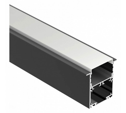 Алюминиевый профиль Arlight SL-LINIA52-3L-F-2000 ANOD BLACK 044685
