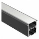 Алюминиевый профиль Arlight SL-LINIA52-3L-F-2000 ANOD BLACK 044685