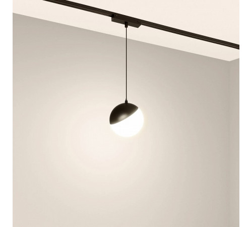 Трековый магнитный светильник Arlight MAG-VIBE-EMISFERO-HANG-R100-6W Day4000-MIX (BK, 130 deg, 48V, TUYA) 044815