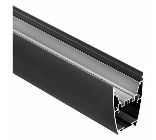Алюминиевый профиль Arlight LINE-5075-U-HONEYCOMB-2000 BLACK 044885