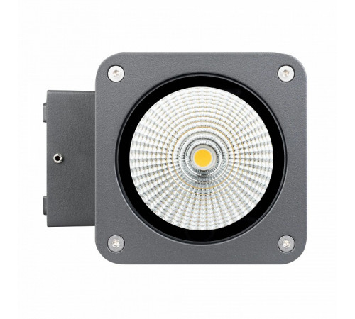 Уличный настенный светильник Arlight LGD-EVO-WALL-S100x100-12W Warm3000 (GR, 44 deg, 230V) 046193