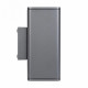 Уличный настенный светильник Arlight LGD-EVO-WALL-TWIN-S100x100-2x12W Warm3000 (GR, 44 deg, 230V) 046195