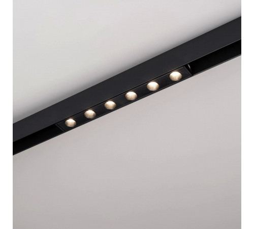 Трековый магнитный светильник Arlight MAG-DOTS-25-L200-6W Day4000 (BK, 30 deg, 24V, DALI) 046322
