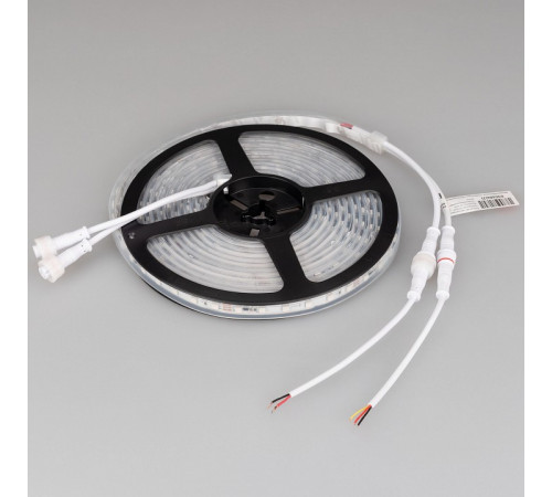 Светодиодная герметичная лента Arlight SPI-PS-A120-12mm 24V RGB-PX6-BPT (23 W/m, IP67, 2835, 5m) 049452
