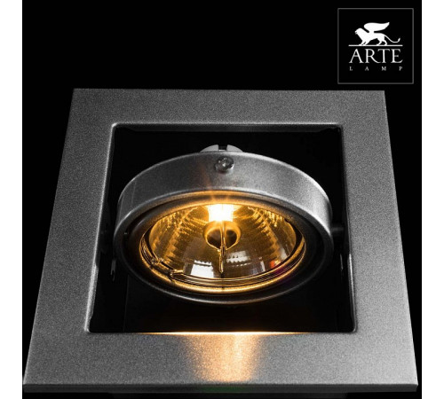Встраиваемый светильник Arte Lamp Technika A5930PL-1SI
