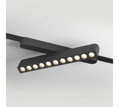 Трековый магнитный однофазный светильник Denkirs Air grill DK5308-BK Трековый магнитный однофазный светильник Denkirs Air grill DK5308-BK