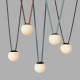 Трековый однофазный светильник Denkirs Belty Orb DK5551-BK