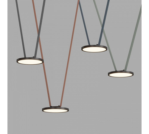 Трековый однофазный светильник Denkirs Belty Flow DK5567-BK
