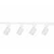 Трековый однофазный светильник (4 шт.) Эра TR70-SET4-GU10-WH Б0063933