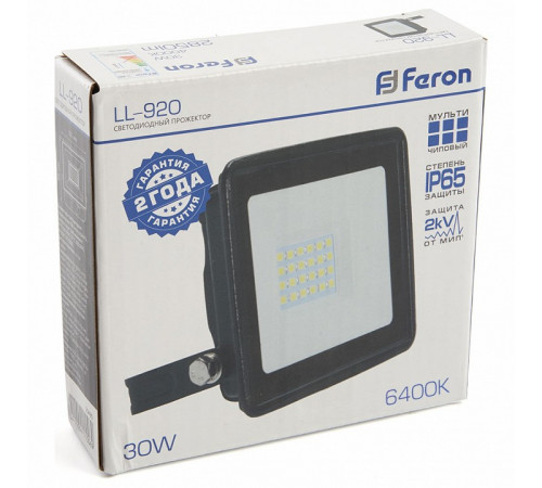 Светодиодный прожектор Feron LL920 30W 32101 Светодиодный прожектор Feron LL920 30W 32101